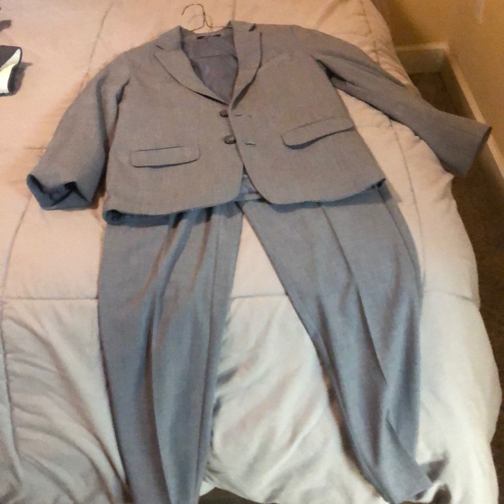 Boys Chaps size 10 Reg Grey Dress suit